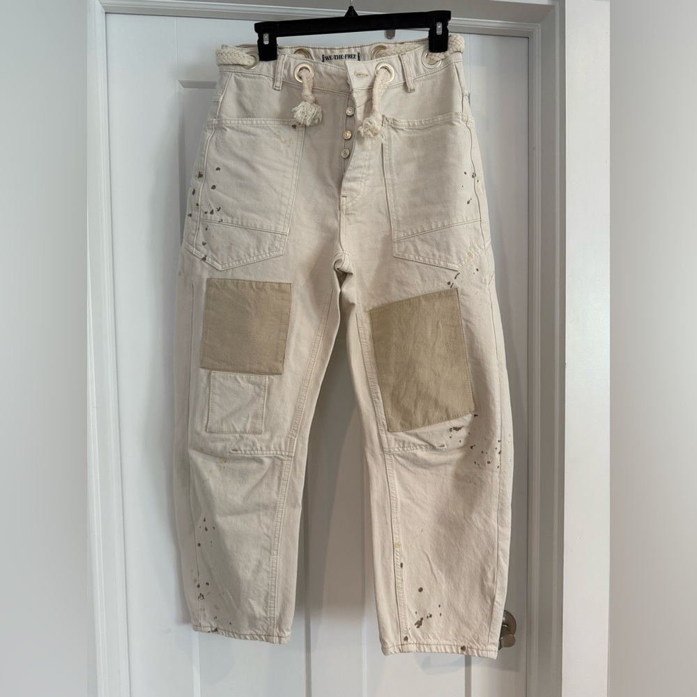 Free People We The Free Moxie Pull-on Barrel Jeans